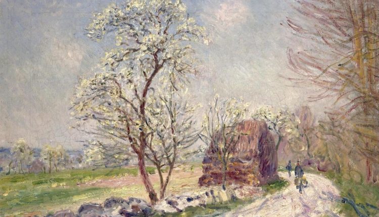 Alfred-Sisley-Along-the-woods-in-spring-1889